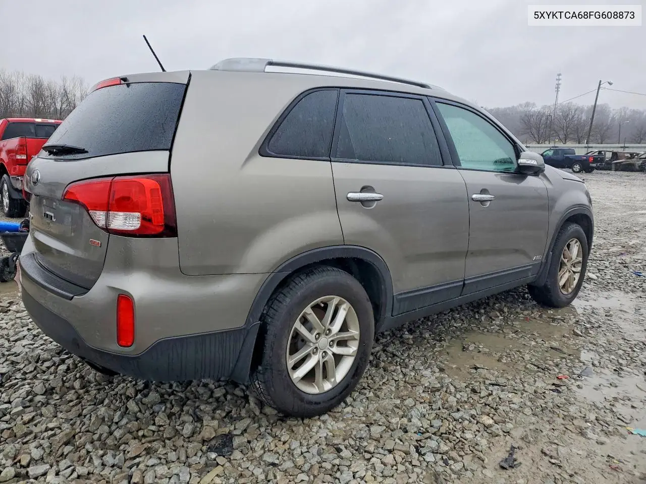 2015 KIA SORENTO VIN 5XYKTCA68FG608873 — фото 3