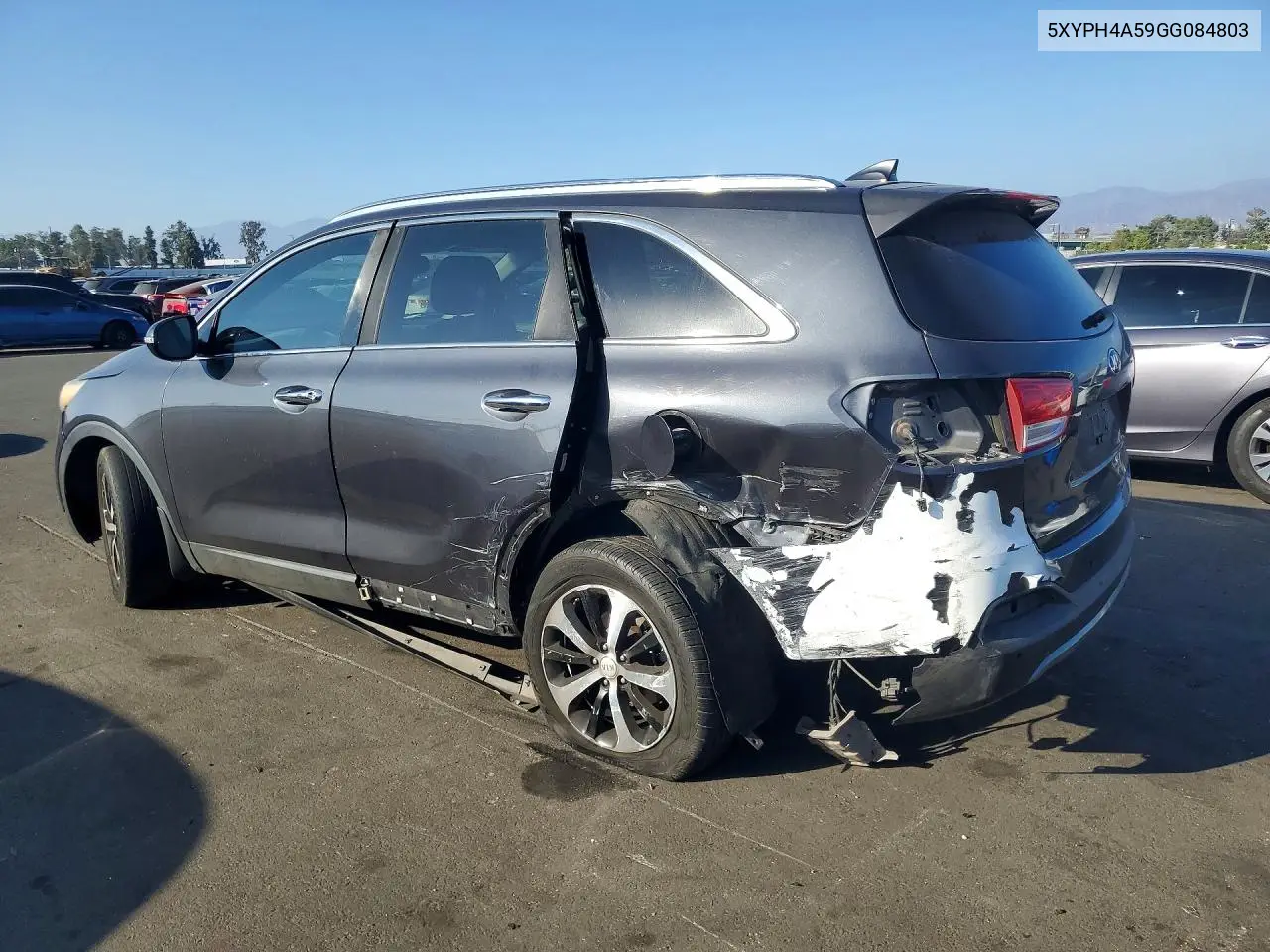 2016 KIA SORENTO VIN 5XYPH4A59GG084803 — фото 2