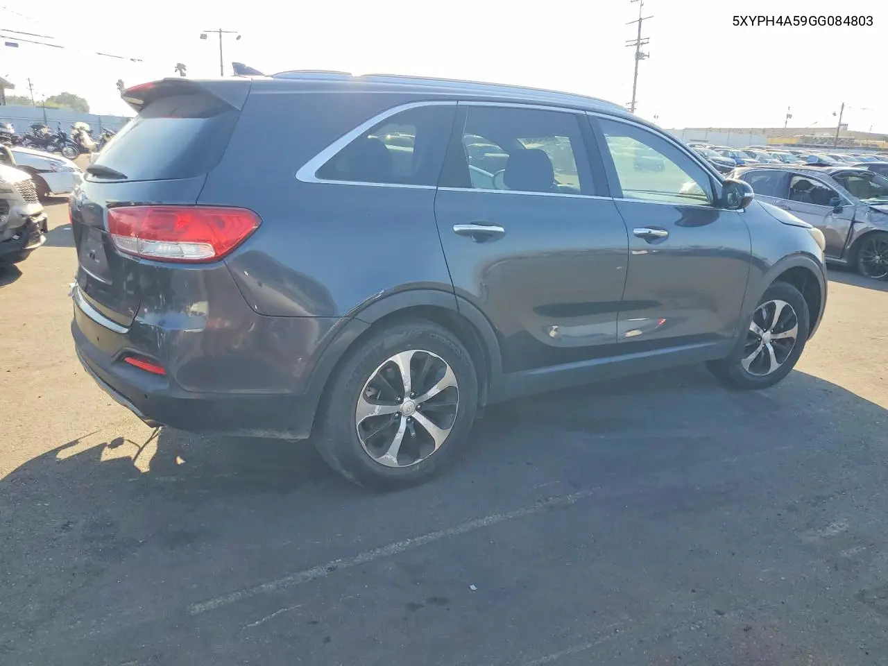 2016 KIA SORENTO VIN 5XYPH4A59GG084803 — фото 3