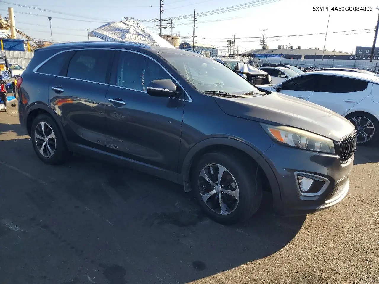 2016 KIA SORENTO VIN 5XYPH4A59GG084803 — фото 4