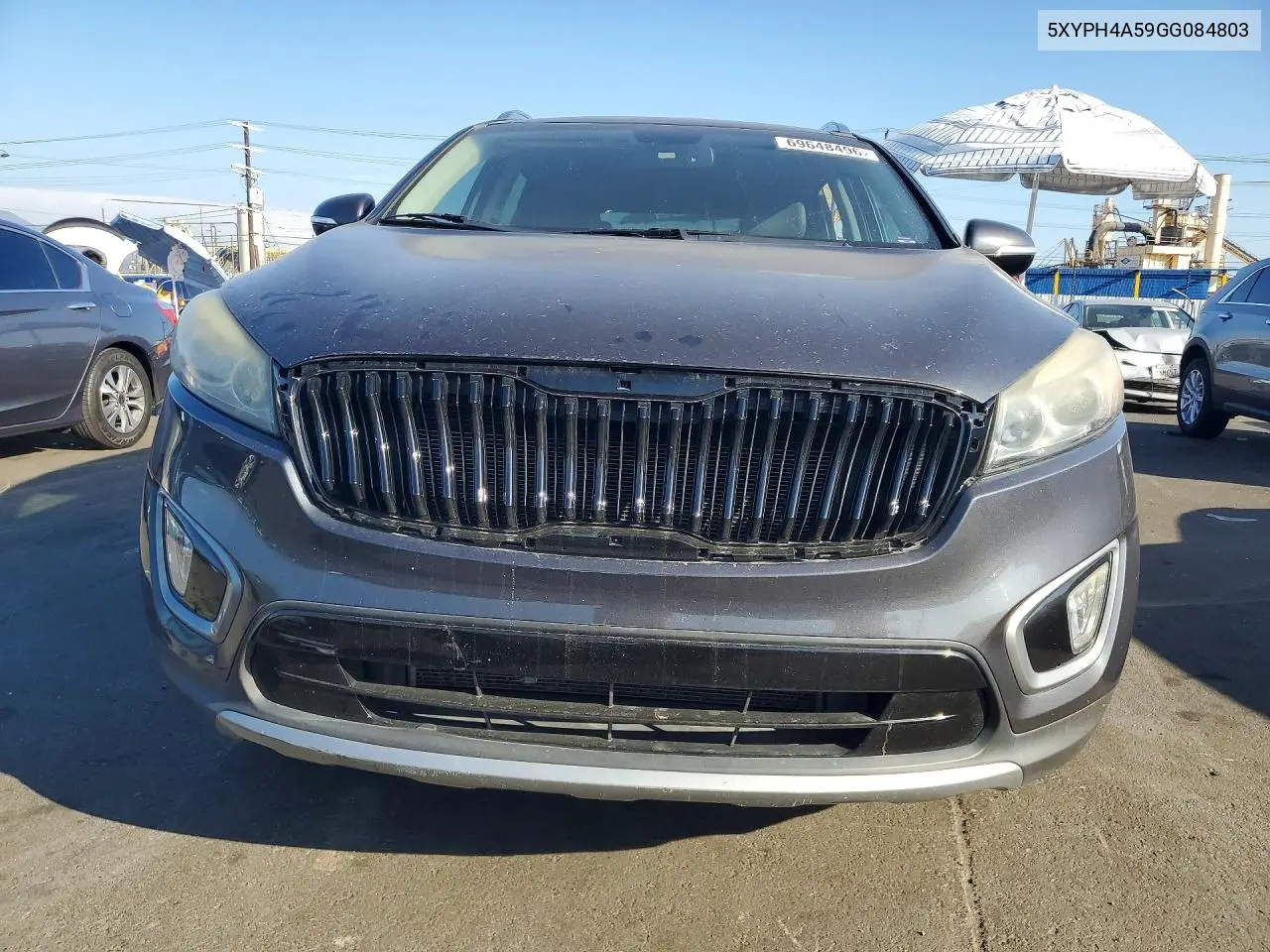 2016 KIA SORENTO VIN 5XYPH4A59GG084803 — фото 5