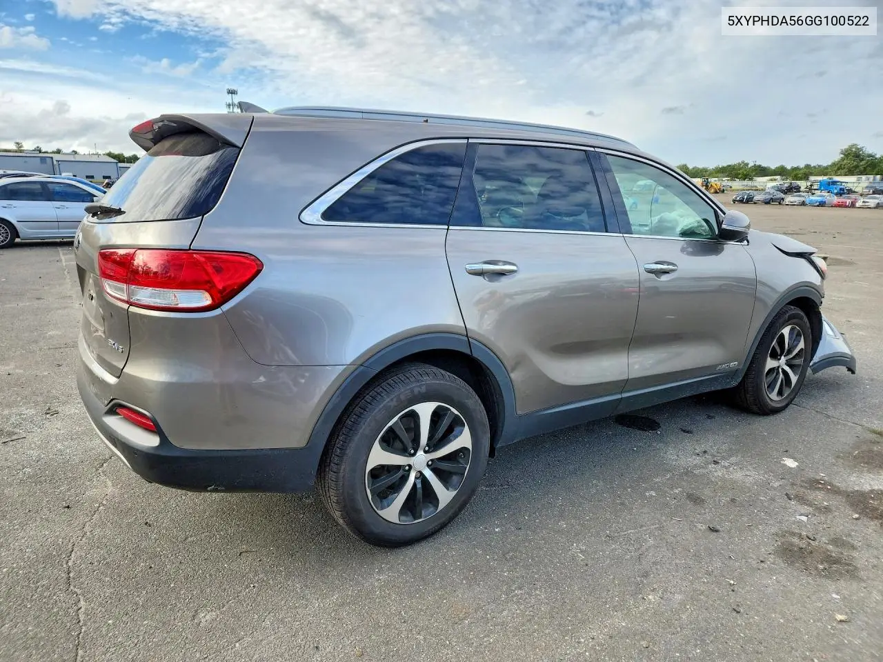 2016 KIA SORENTO VIN 5XYPHDA56GG100522 — фото 3