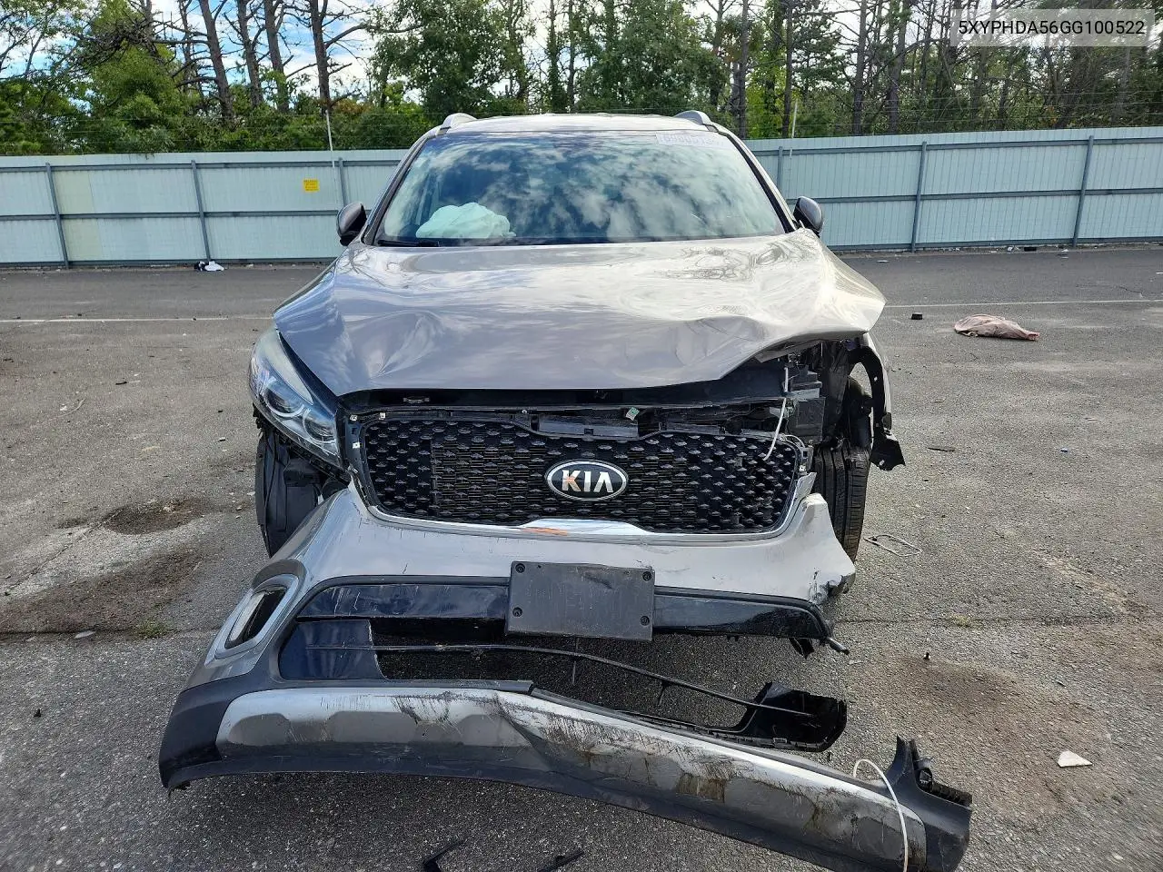 2016 KIA SORENTO VIN 5XYPHDA56GG100522 — фото 5