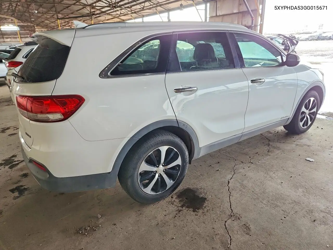 2016 KIA SORENTO VIN 5XYPHDA53GG015671 — фото 3
