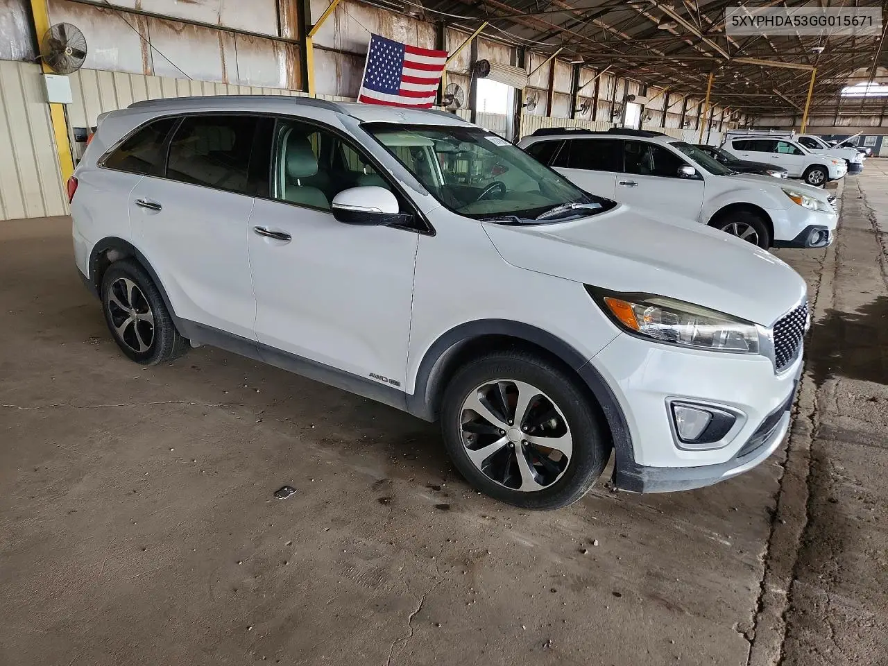 2016 KIA SORENTO VIN 5XYPHDA53GG015671 — фото 4