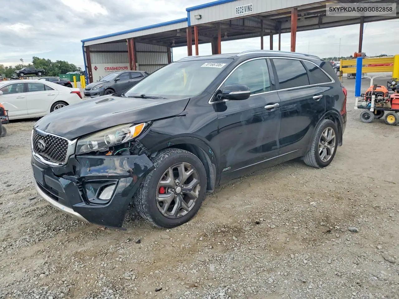KIA SORENTO 2016, VIN 5XYPKDA50GG082858