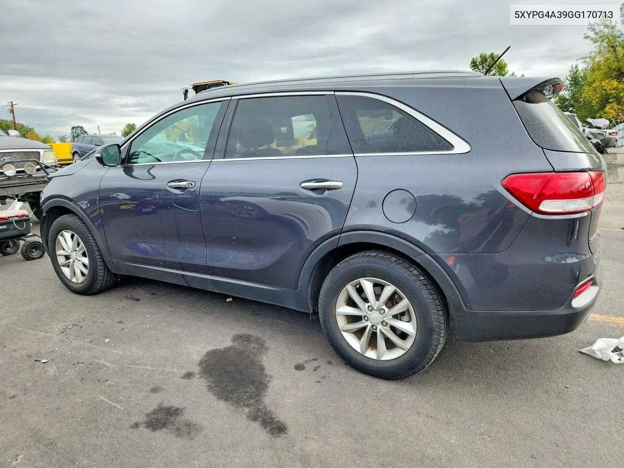 2016 KIA SORENTO VIN 5XYPG4A39GG170713 — фото 2
