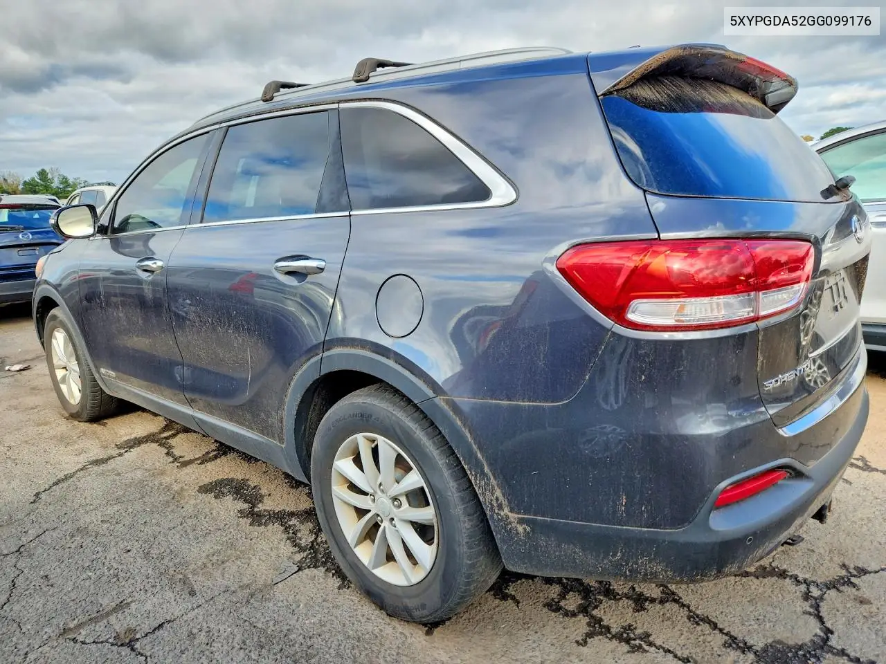2016 KIA SORENTO VIN 5XYPGDA52GG099176 — фото 2