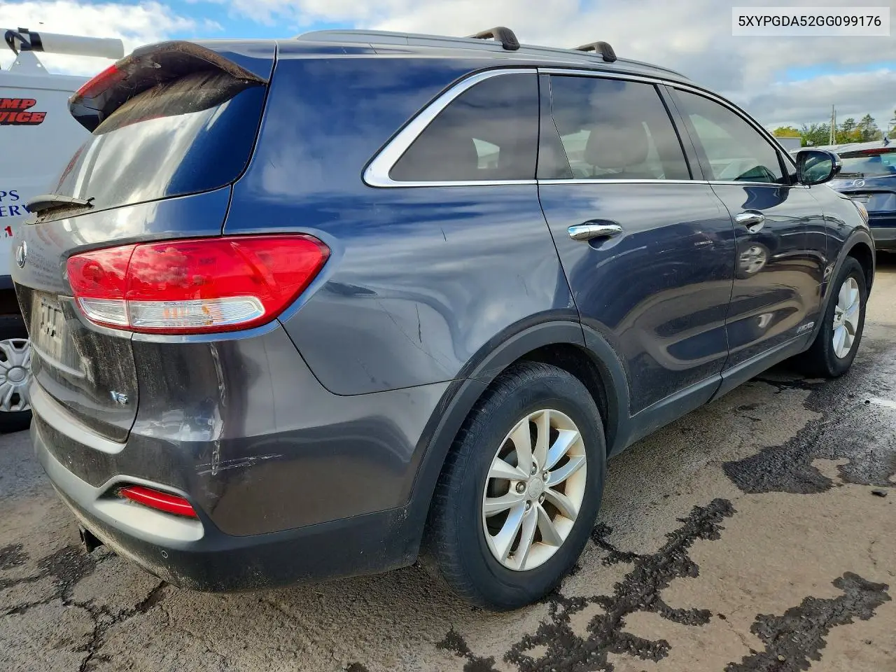 2016 KIA SORENTO VIN 5XYPGDA52GG099176 — фото 3