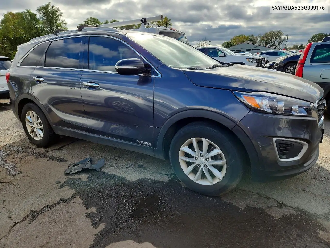 2016 KIA SORENTO VIN 5XYPGDA52GG099176 — фото 4