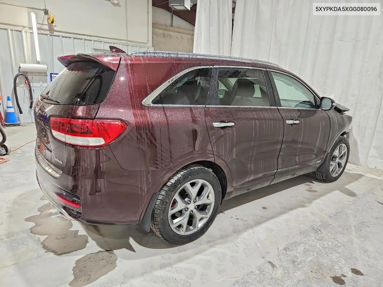 2016 KIA SORENTO VIN 5XYPKDA5XGG080096 — фото 3