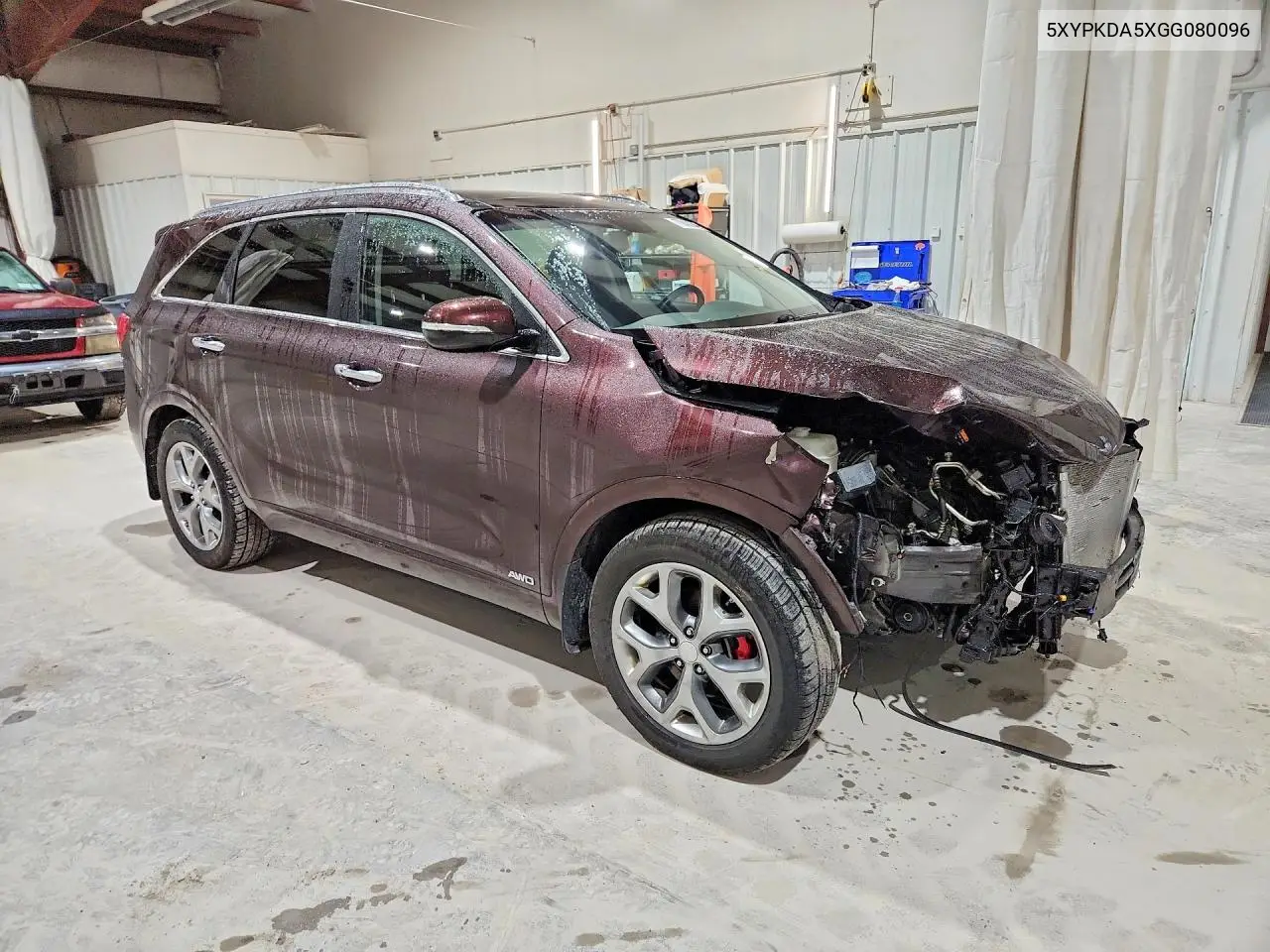 2016 KIA SORENTO VIN 5XYPKDA5XGG080096 — фото 4
