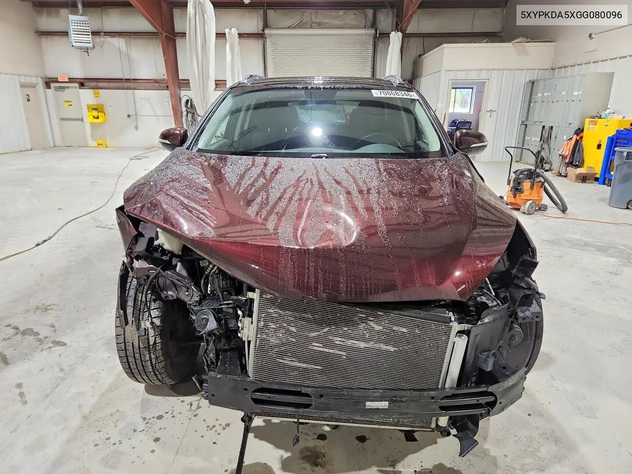 2016 KIA SORENTO VIN 5XYPKDA5XGG080096 — фото 5