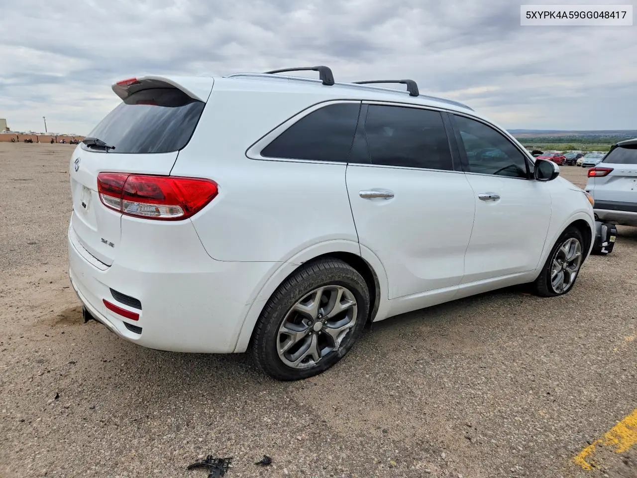 2016 KIA SORENTO VIN 5XYPK4A59GG048417 — фото 3