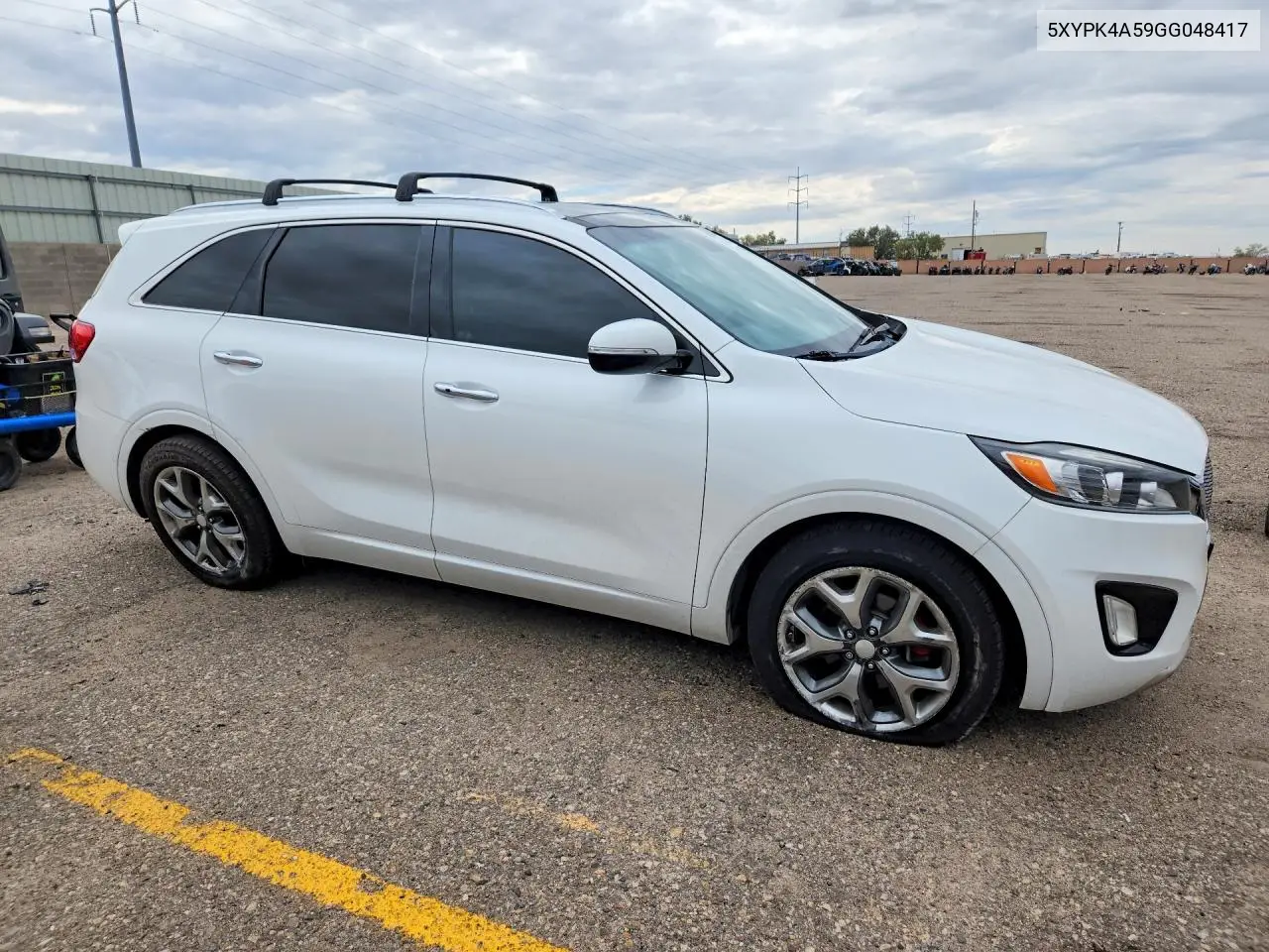 2016 KIA SORENTO VIN 5XYPK4A59GG048417 — фото 4