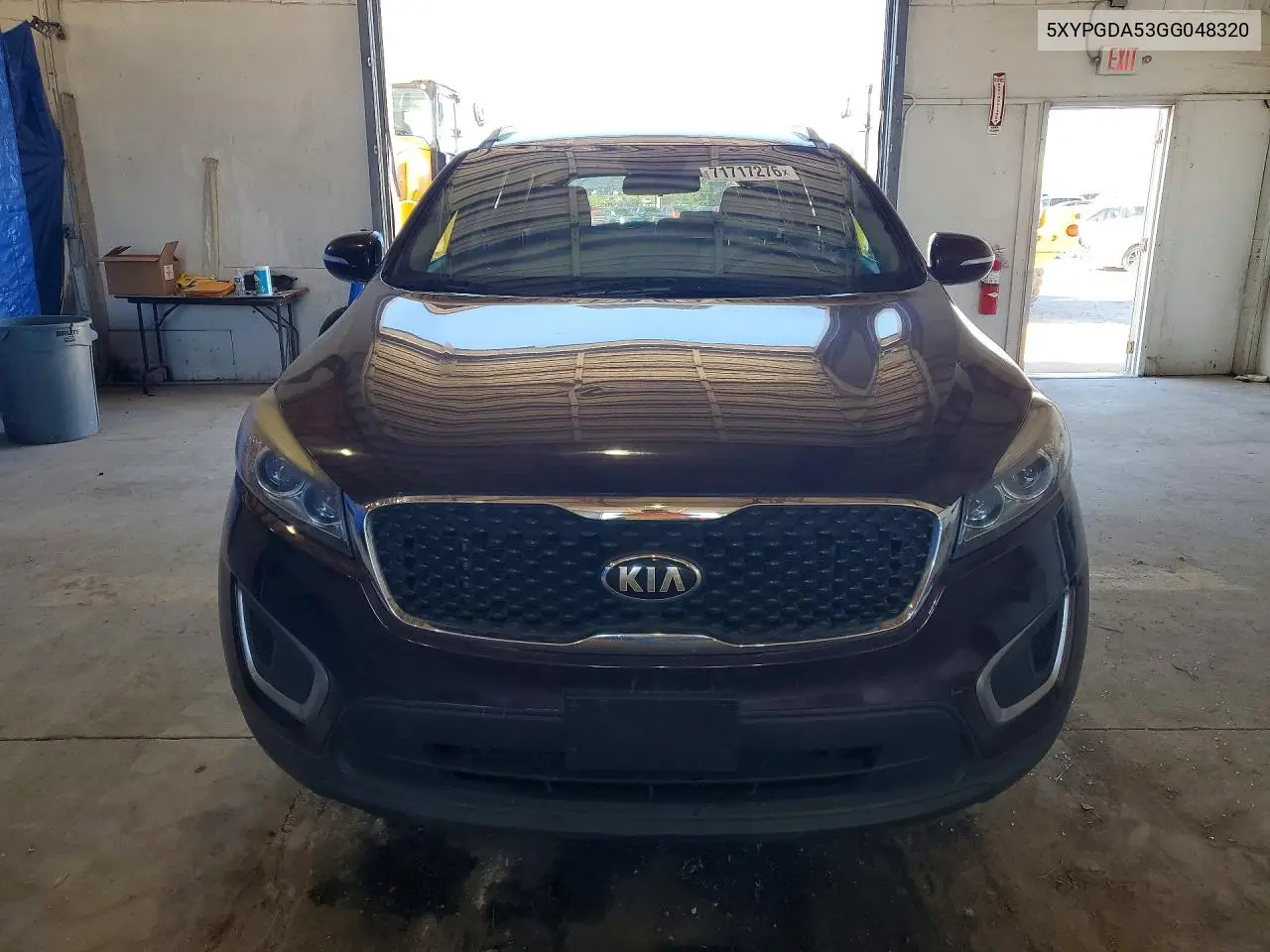 2016 KIA SORENTO VIN 5XYPGDA53GG048320 — фото 5