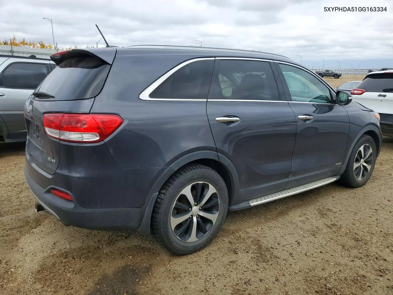 2016 KIA SORENTO VIN 5XYPHDA51GG163334 — фото 3