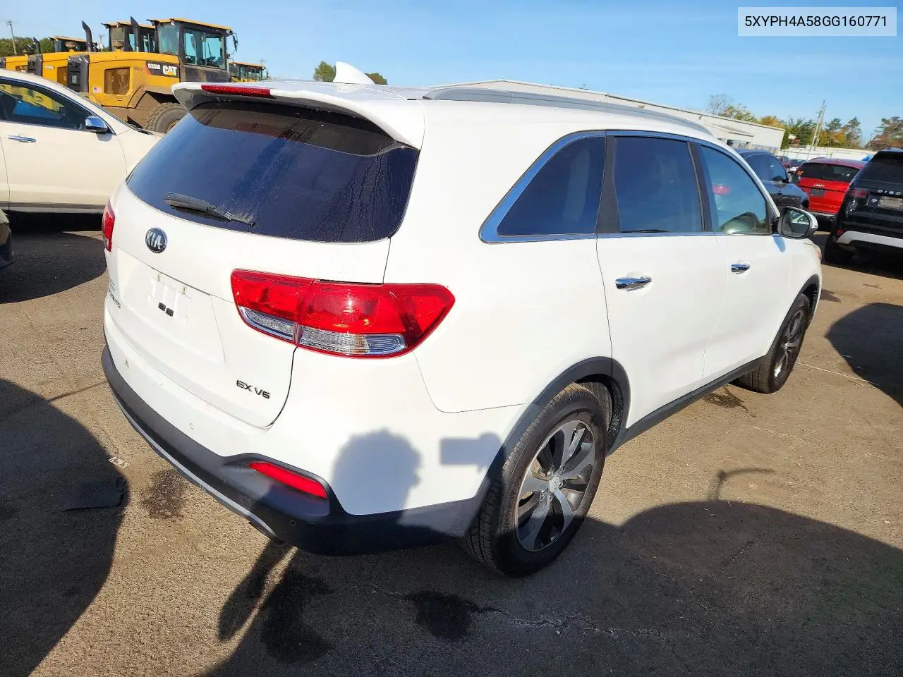 2016 KIA SORENTO VIN 5XYPH4A58GG160771 — фото 3