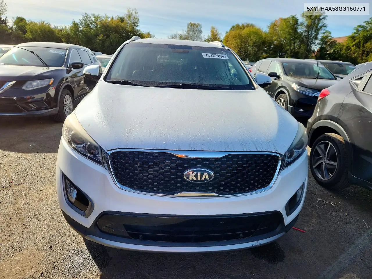 2016 KIA SORENTO VIN 5XYPH4A58GG160771 — фото 5