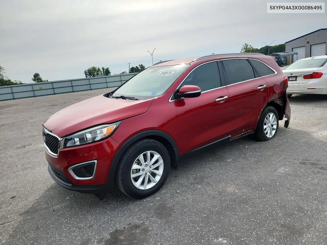 KIA SORENTO 2016, VIN 5XYPG4A3XGG086495