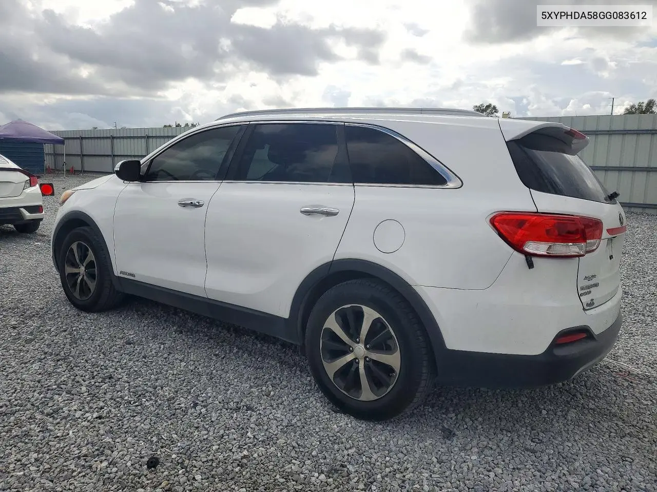 2016 KIA SORENTO VIN 5XYPHDA58GG083612 — фото 2