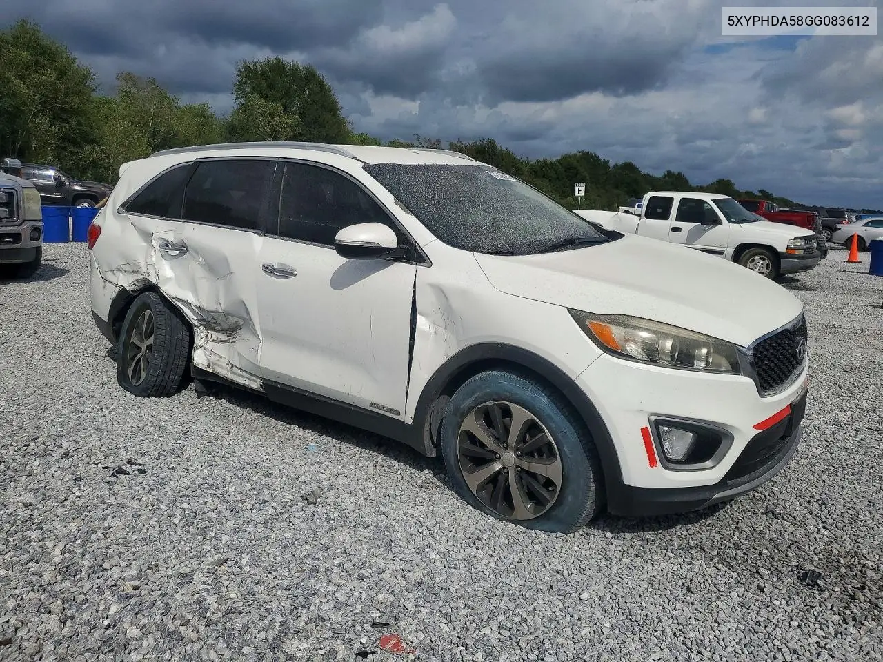 2016 KIA SORENTO VIN 5XYPHDA58GG083612 — фото 4