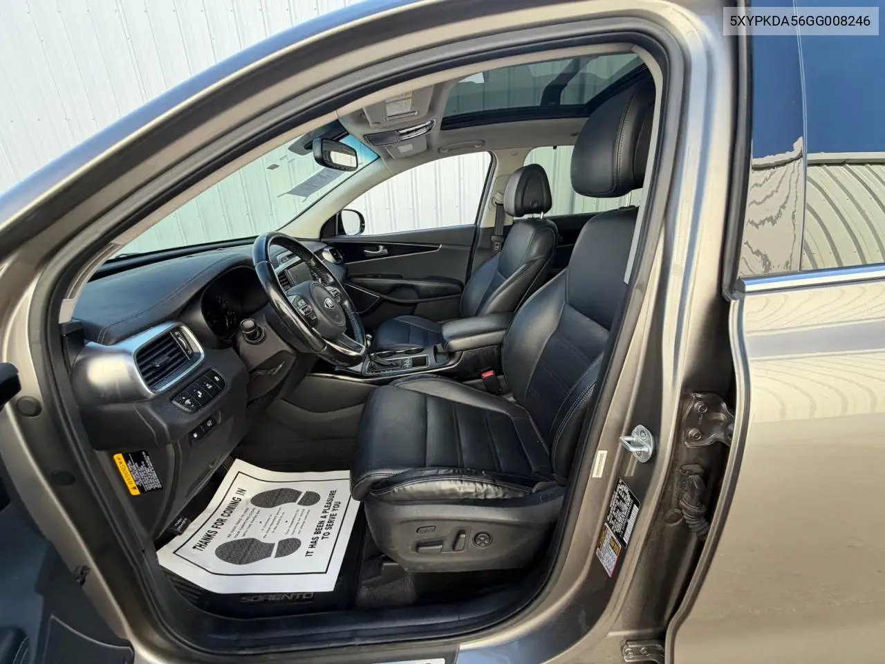 2016 KIA SORENTO VIN 5XYPKDA56GG008246 — фото 5