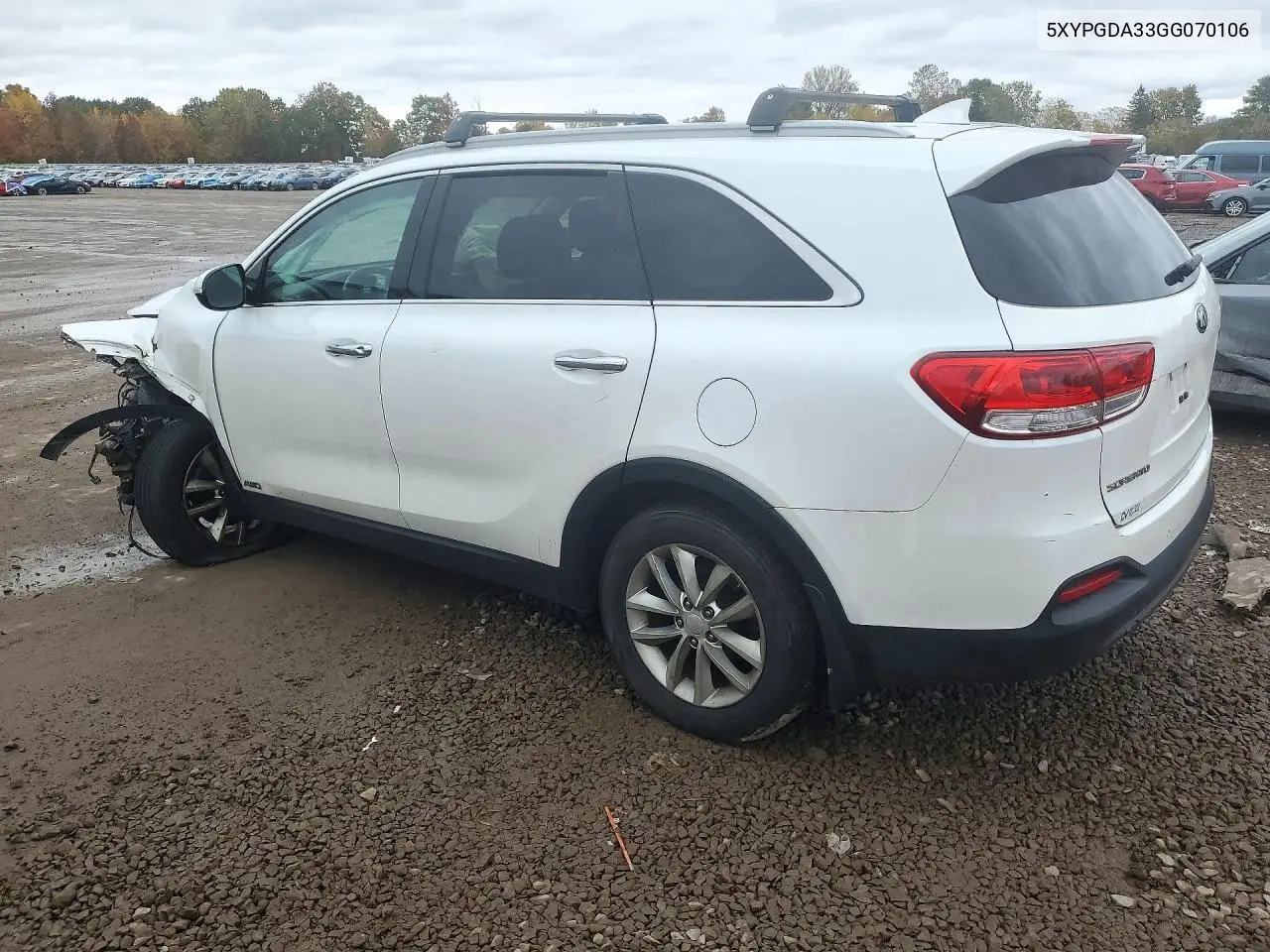 2016 KIA SORENTO VIN 5XYPGDA33GG070106 — фото 2