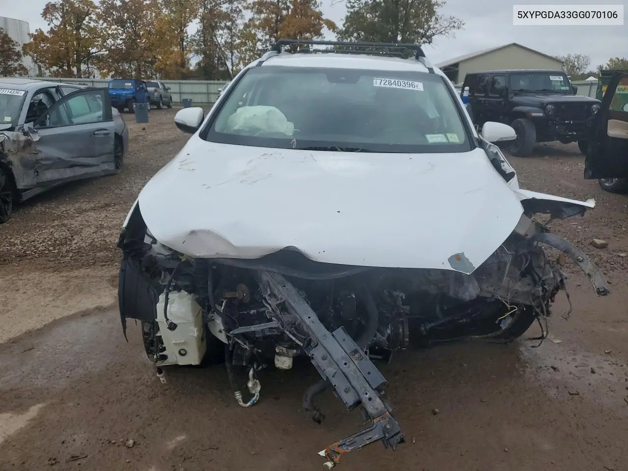 2016 KIA SORENTO VIN 5XYPGDA33GG070106 — фото 5