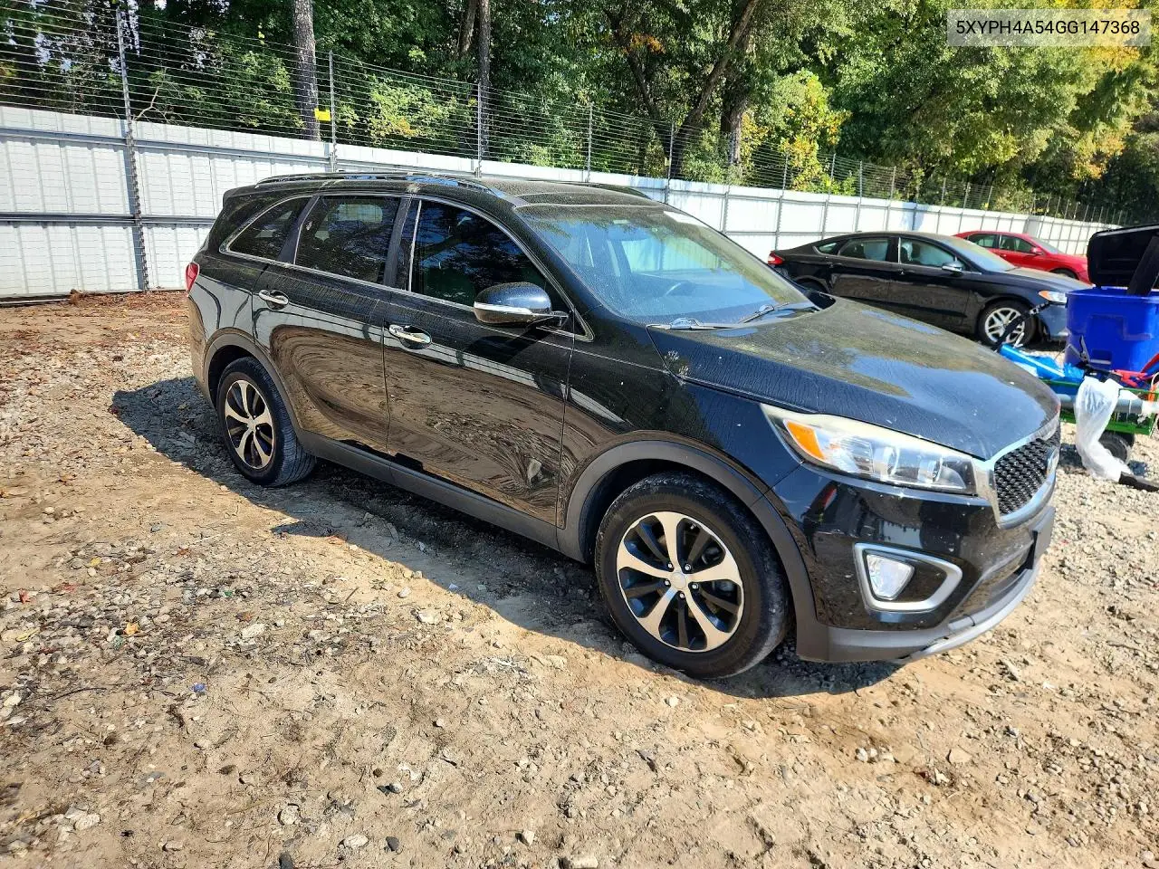 2016 KIA SORENTO VIN 5XYPH4A54GG147368 — фото 4