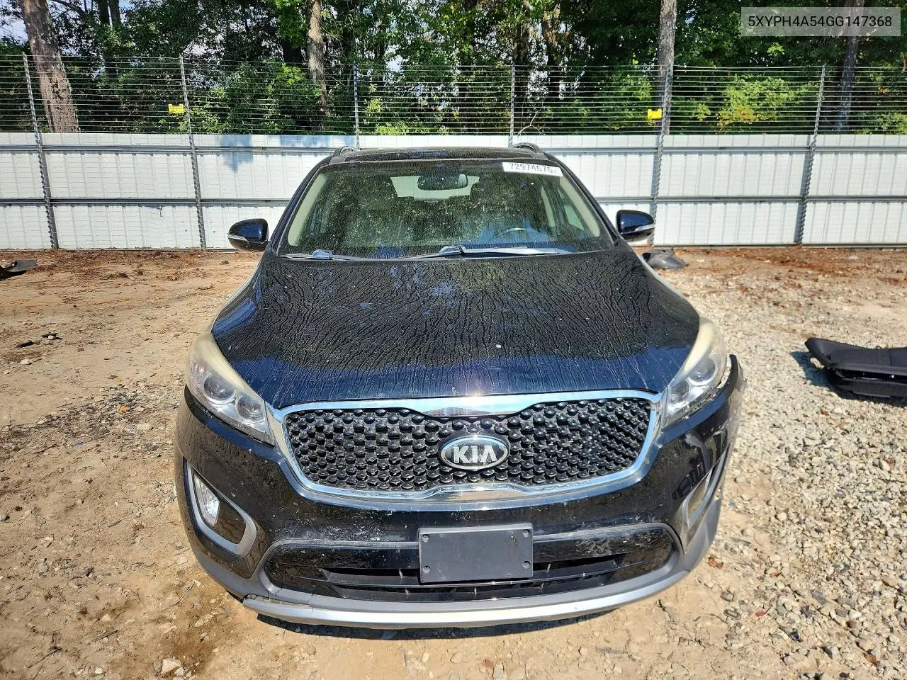 2016 KIA SORENTO VIN 5XYPH4A54GG147368 — фото 5