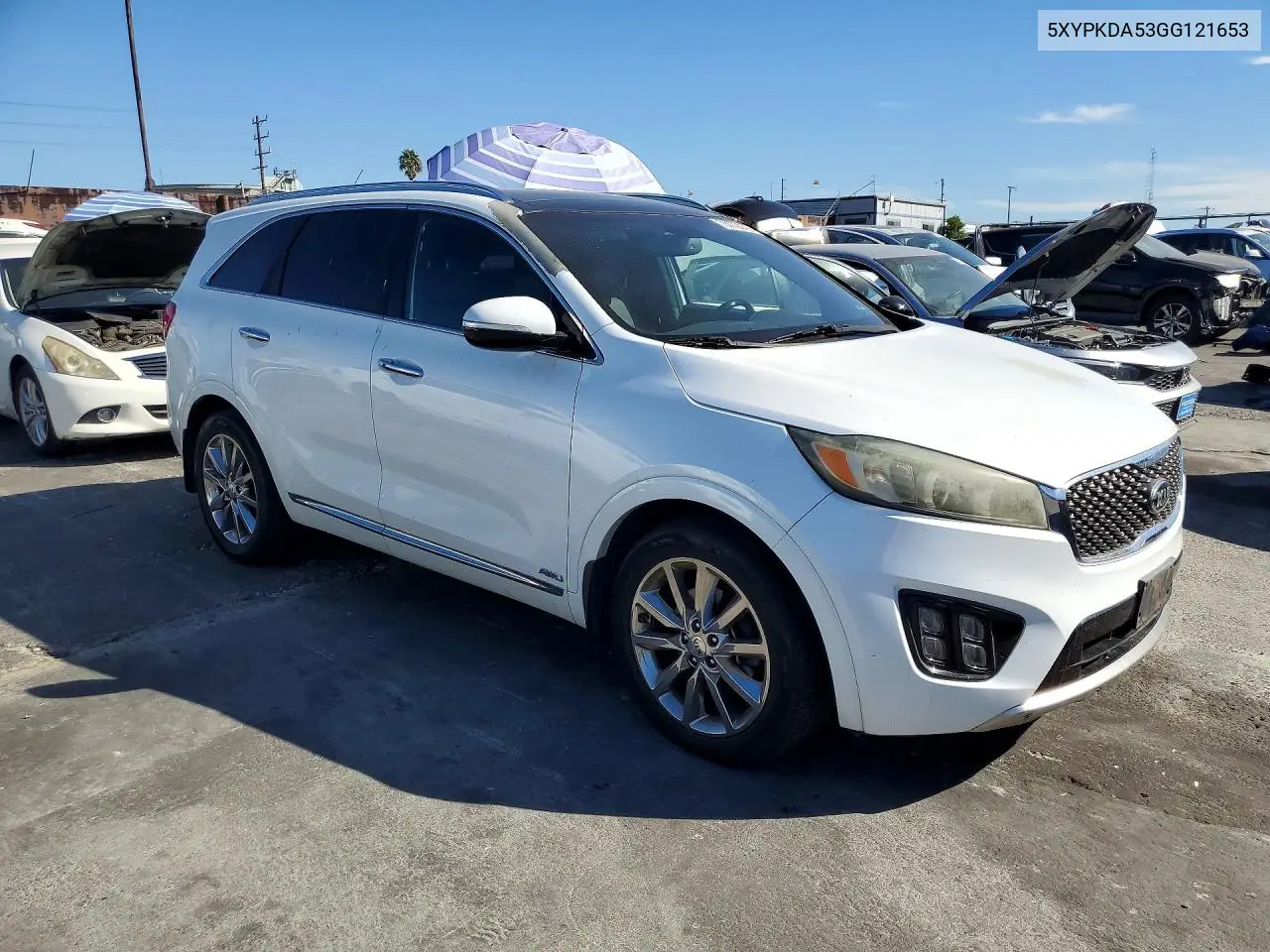 2016 KIA SORENTO VIN 5XYPKDA53GG121653 — фото 4
