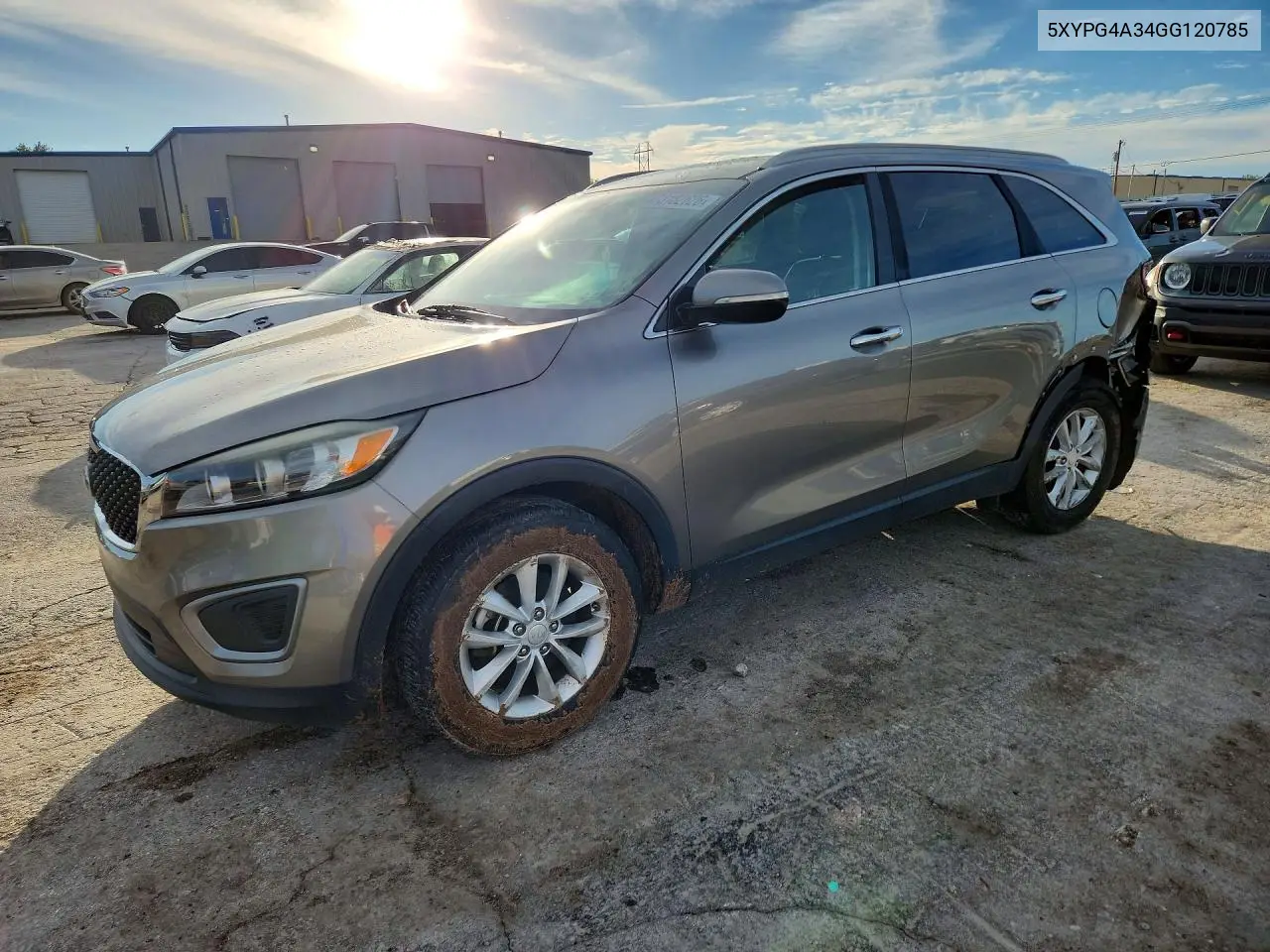 KIA SORENTO 2016, VIN 5XYPG4A34GG120785