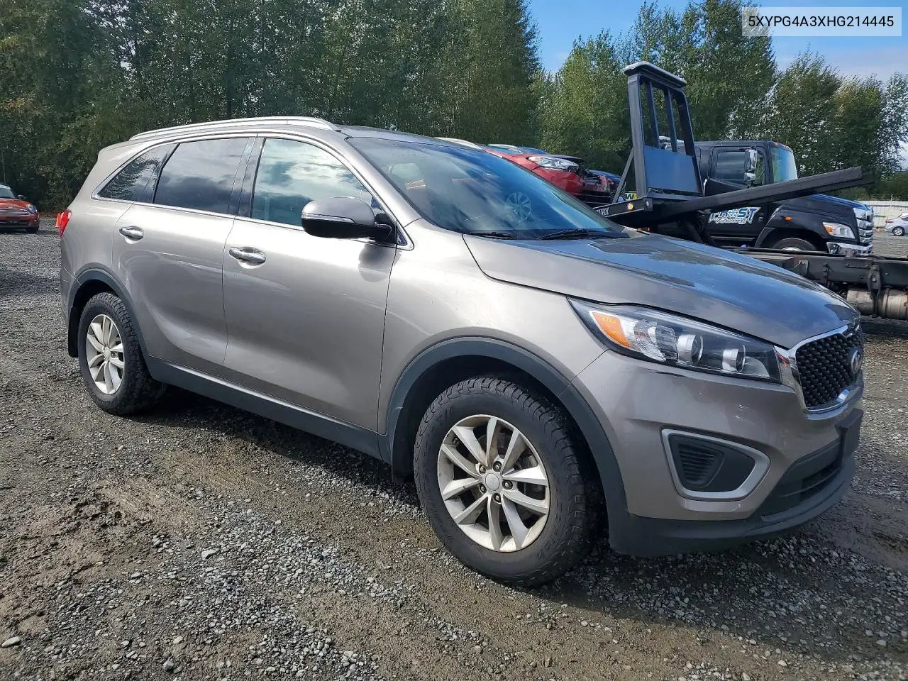 KIA SORENTO 2017, VIN 5XYPG4A3XHG214445