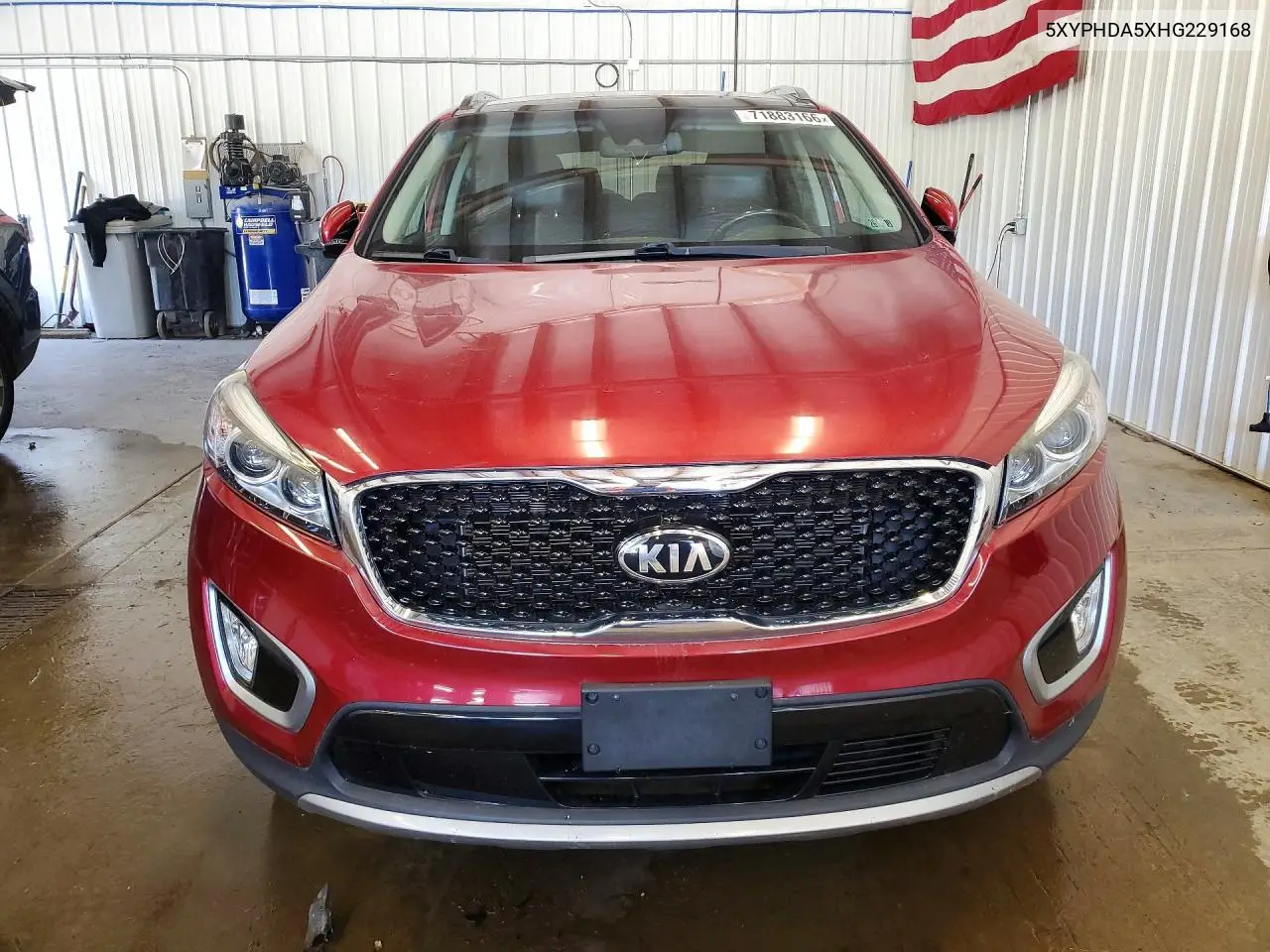 2017 KIA SORENTO VIN 5XYPHDA5XHG229168 — фото 5