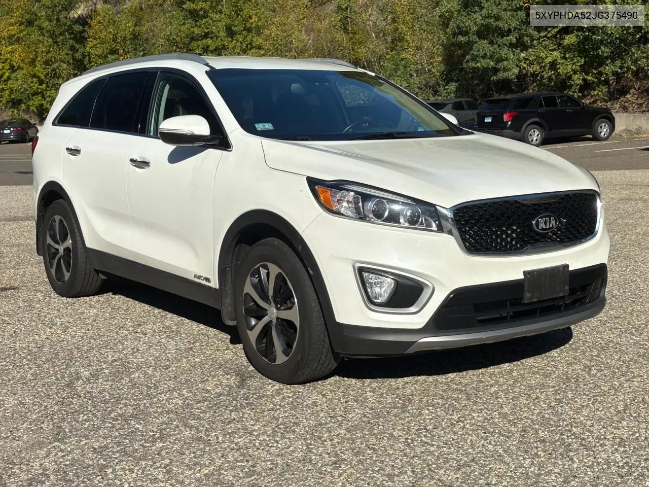 KIA SORENTO 2018, VIN 5XYPHDA52JG375490