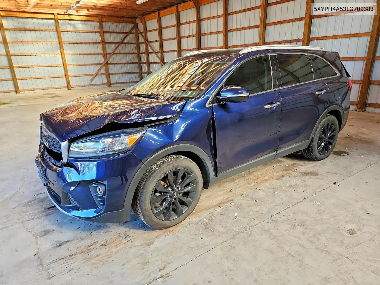 KIA SORENTO 2020, VIN 5XYPH4A53LG709383