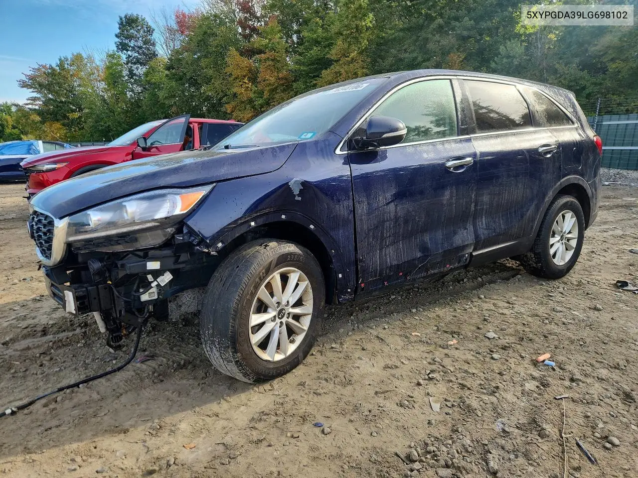 KIA SORENTO 2020, VIN 5XYPGDA39LG698102