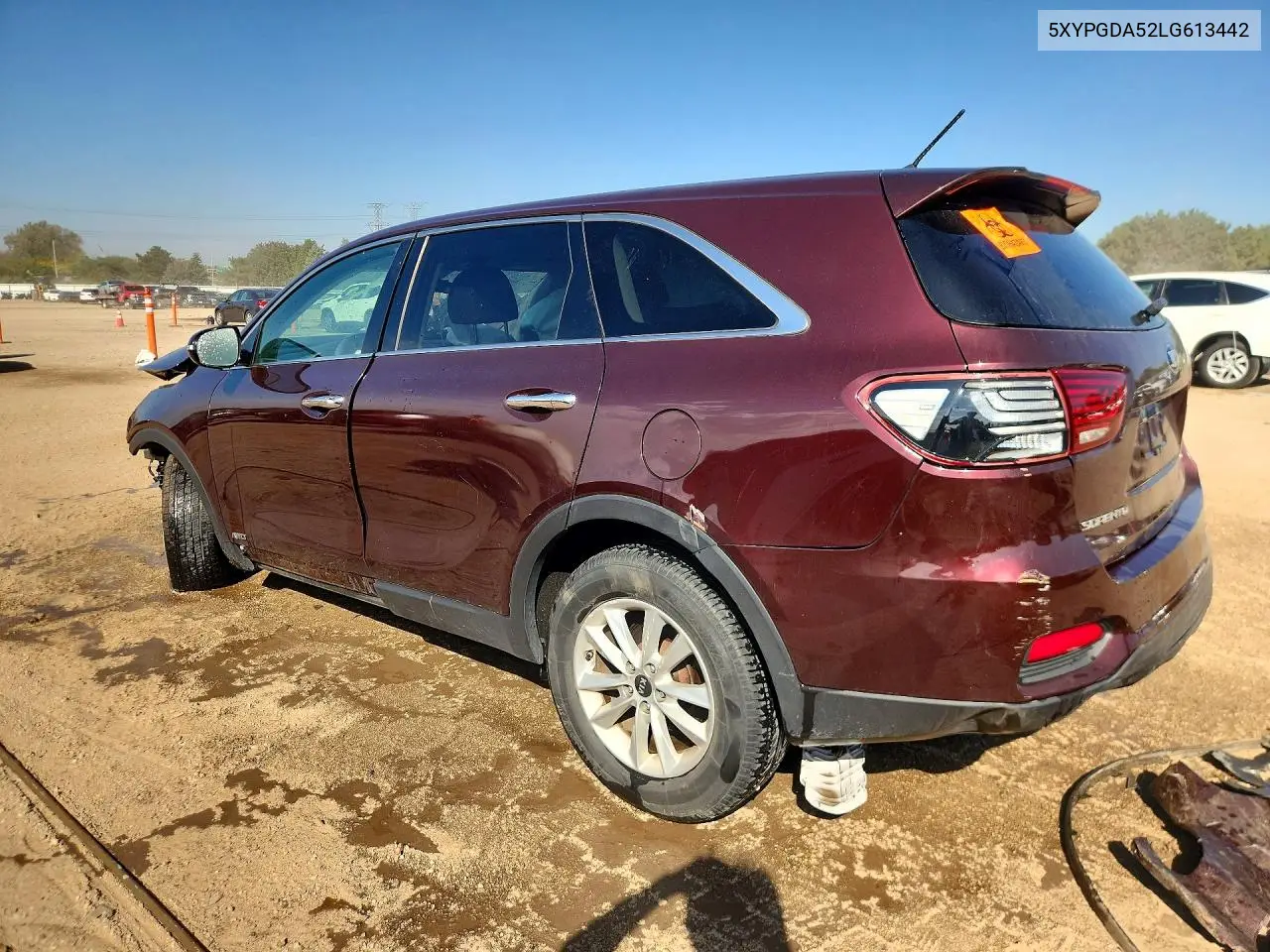 2020 KIA SORENTO VIN 5XYPGDA52LG613442 — фото 2