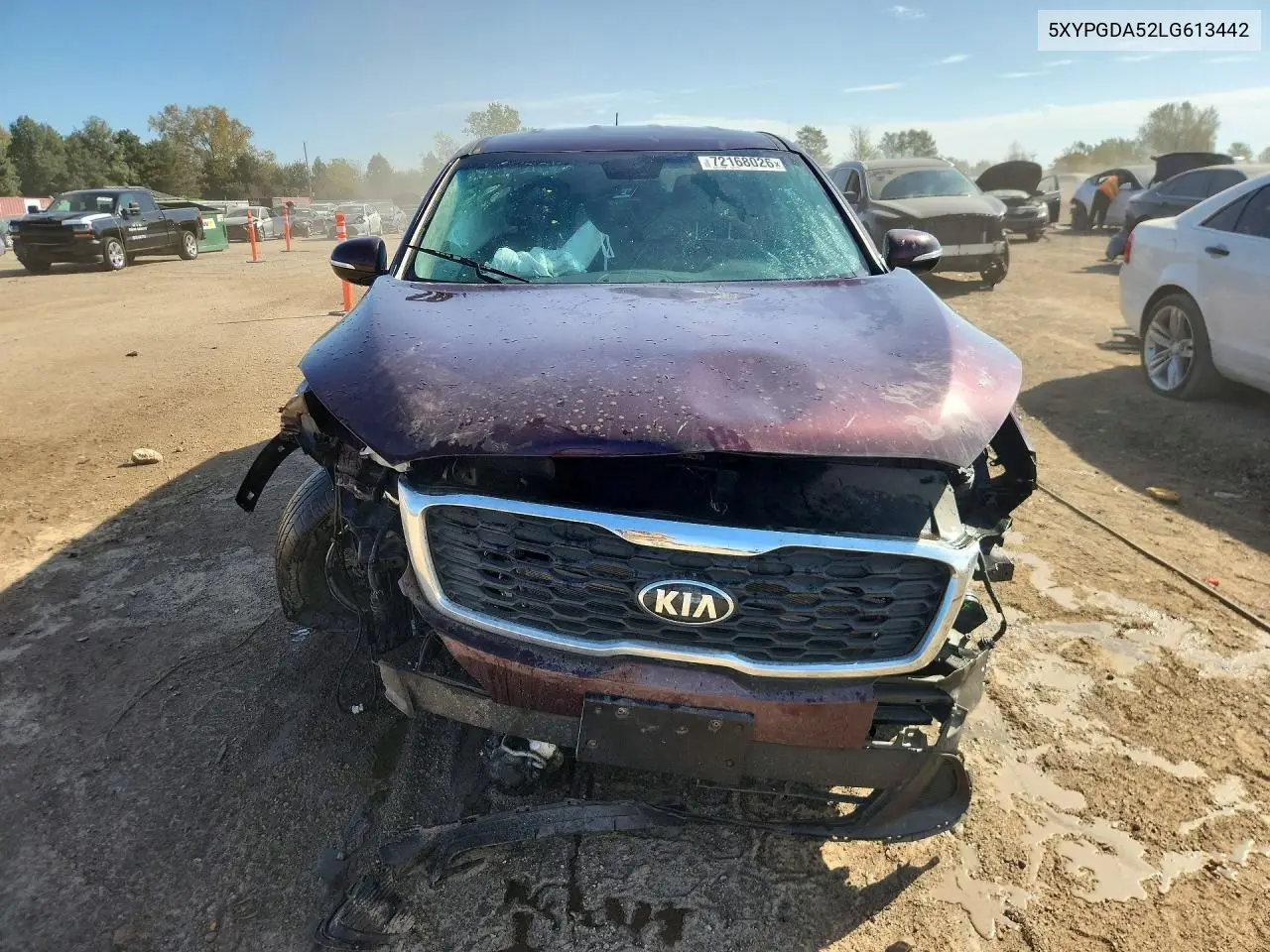 2020 KIA SORENTO VIN 5XYPGDA52LG613442 — фото 5