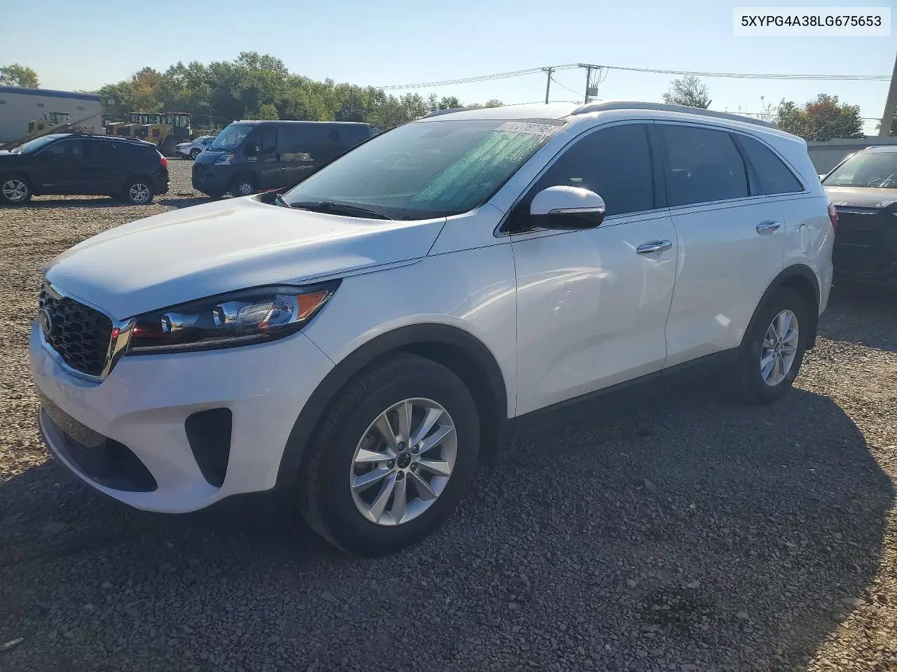 KIA SORENTO 2020, VIN 5XYPG4A38LG675653