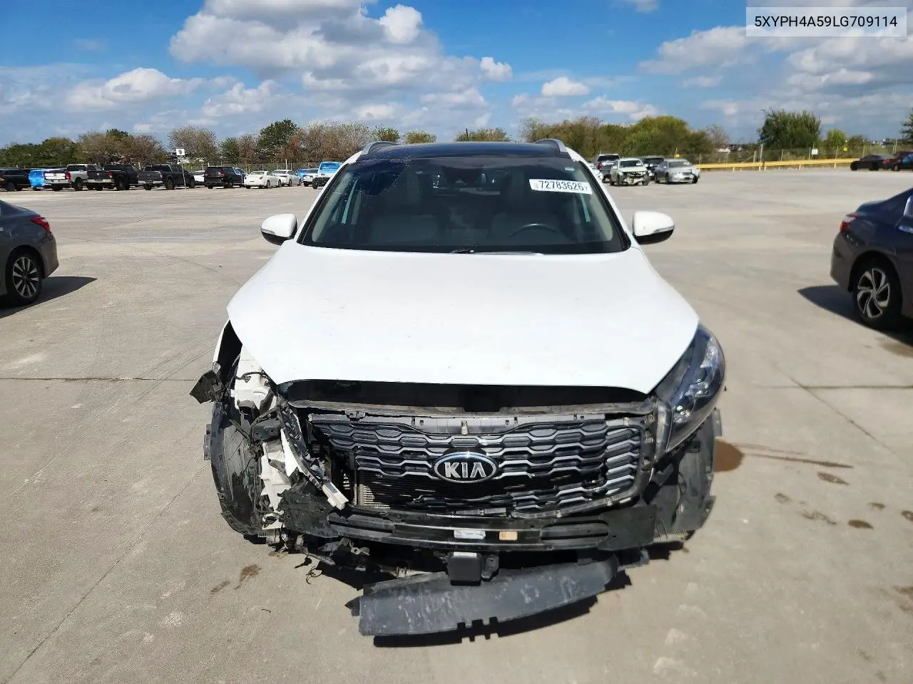 2020 KIA SORENTO VIN 5XYPH4A59LG709114 — фото 5