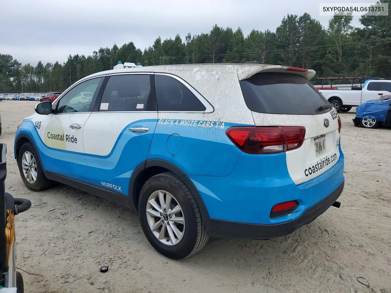 2020 KIA SORENTO VIN 5XYPGDA54LG613751 — фото 2