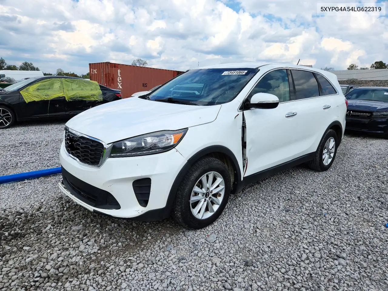 KIA SORENTO 2020, VIN 5XYPG4A54LG622319