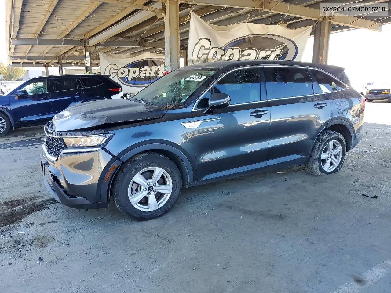 KIA SORENTO 2021, VIN 5XYRG4LC7MG015210