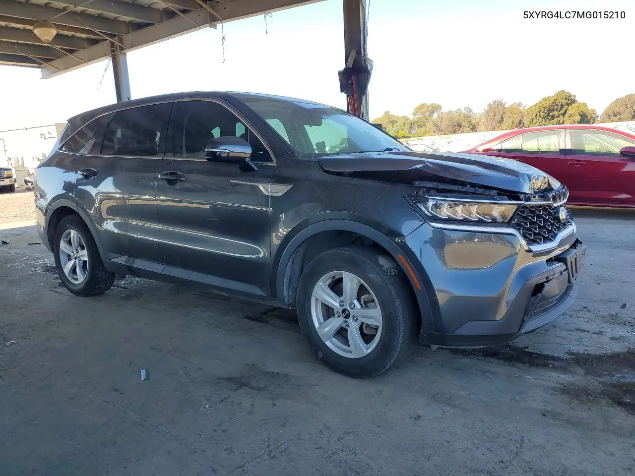2021 KIA SORENTO VIN 5XYRG4LC7MG015210 — фото 4