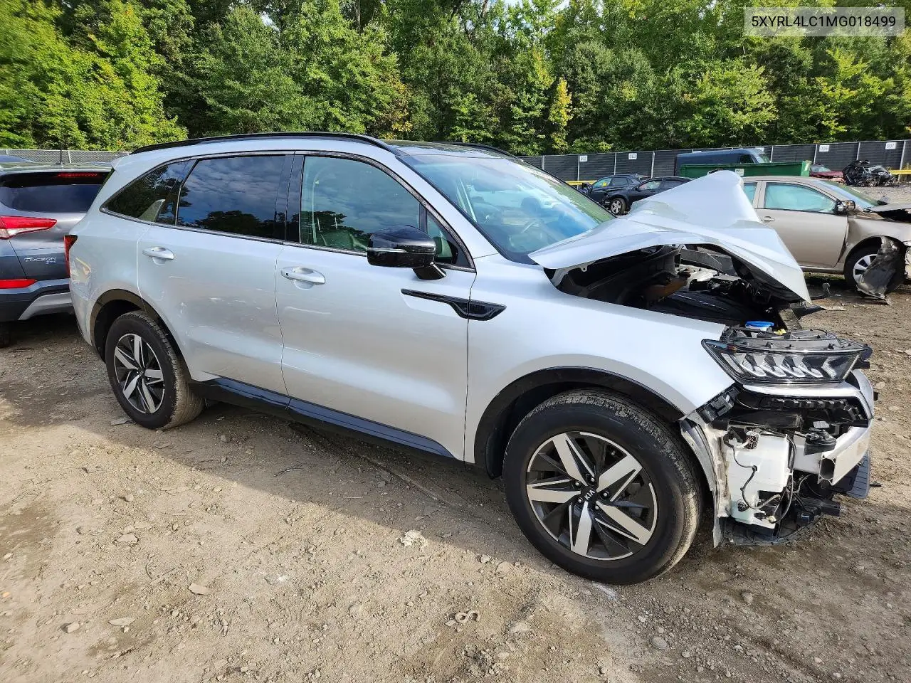 2021 KIA SORENTO VIN 5XYRL4LC1MG018499 — фото 4