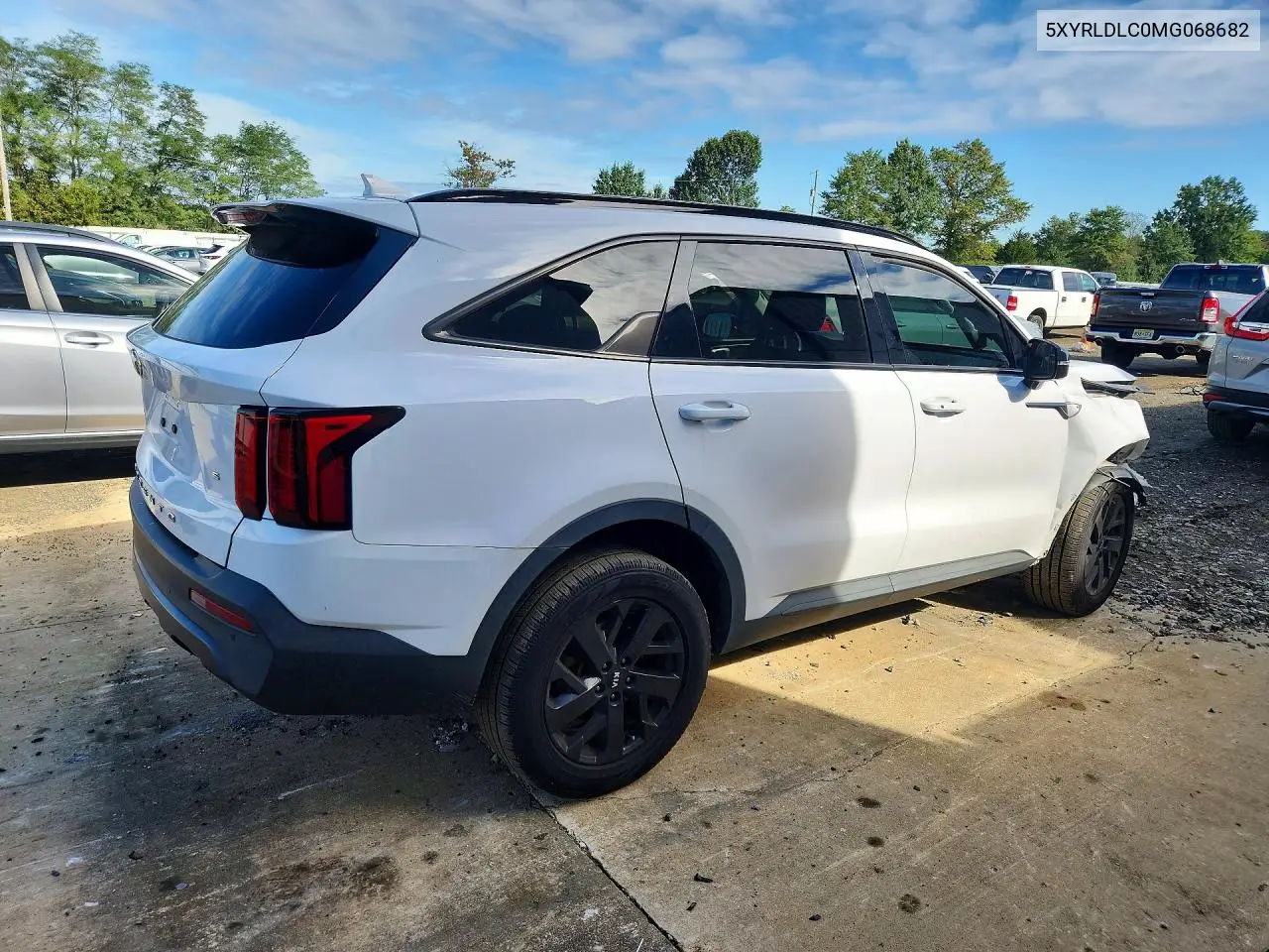 2021 KIA SORENTO VIN 5XYRLDLC0MG068682 — фото 3