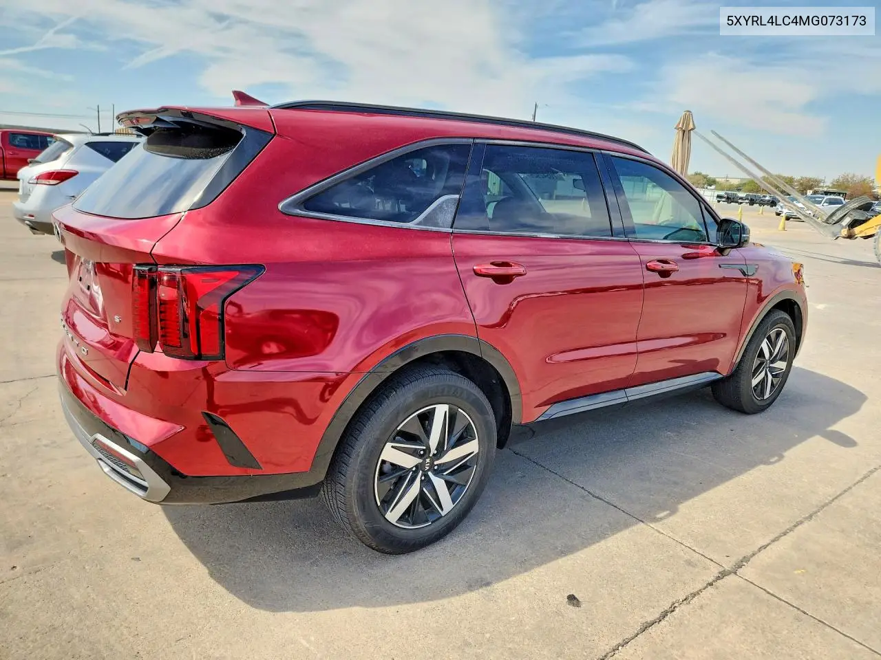 2021 KIA SORENTO VIN 5XYRL4LC4MG073173 — фото 3