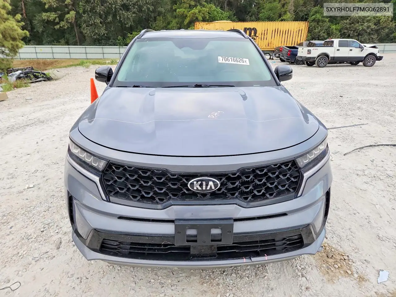 2021 KIA SORENTO VIN 5XYRHDLF7MG062891 — фото 5
